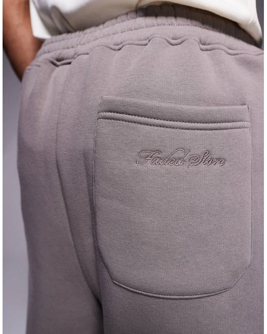 Faded Store – shorts in Brown für Herren