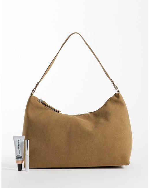 Gina Tricot Brown Slouchy Shoulder Bag