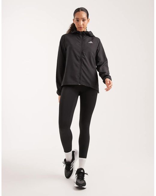 Adidas Originals Black Adi365 Running Essentials Jacket