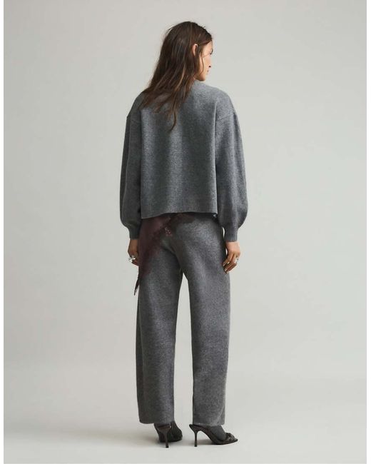Pull&Bear Gray Soft Knit Cardigan