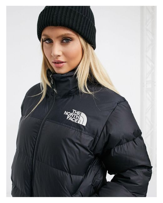 black north face jacket puffer