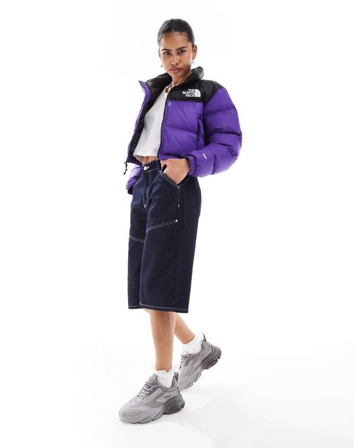 The North Face Retro Nuptse in het Purple