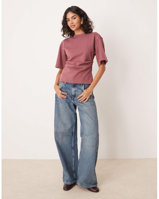 ASOS Red – t-shirt aus interlock-jersey
