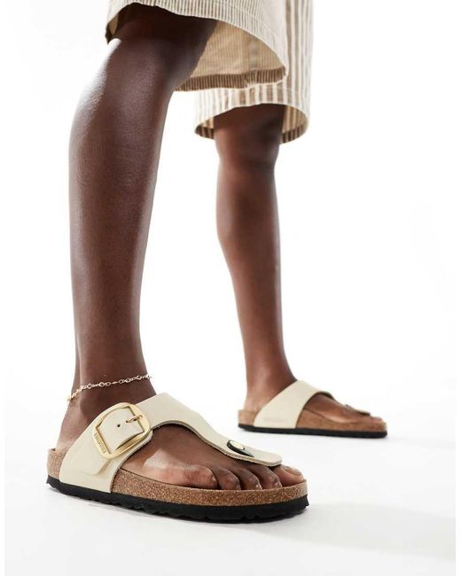 Birkenstock Brown Gizeh Big Buckle Sandals