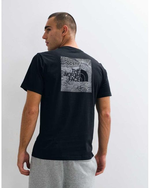 The North Face Gray Nse Celebration Graphic T-shirt for men