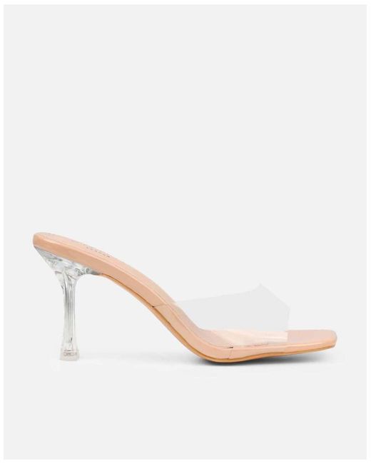 SIMMI Natural Josephine Heeled Sandals