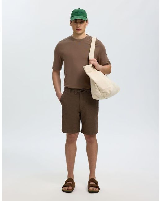 Top di SELECTED in Brown da Uomo