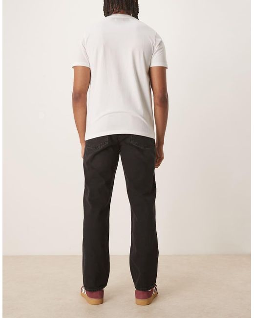ASOS Jeans Met Rechte Pijpen in het Natural voor heren
