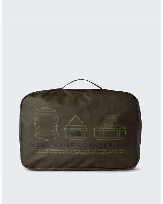 The North Face Black Base Camp Voyager Duffel 42L