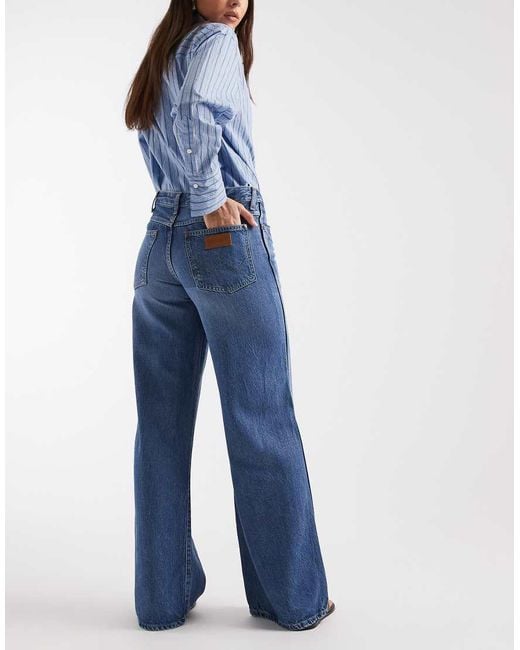 Wrangler Blue World Wide Mid-rise Jeans