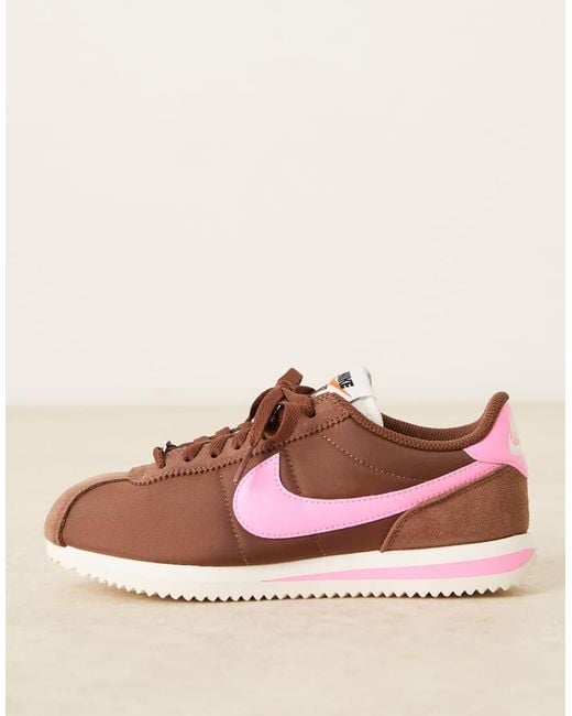 Nike Brown Cortez Nylon Unisex Trainers