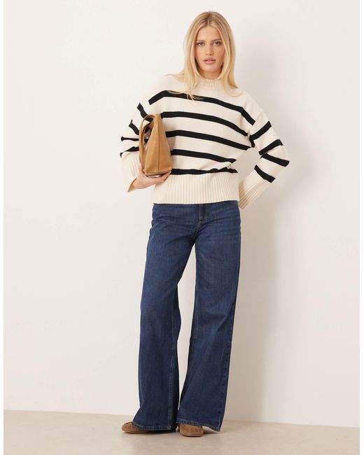 Mango Natural – gestreifter pullover