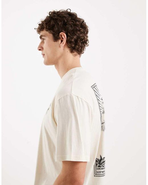 Redefined Rebel White Mario Boxy Oversized Fit Short Sleeve Graphic Tee for men