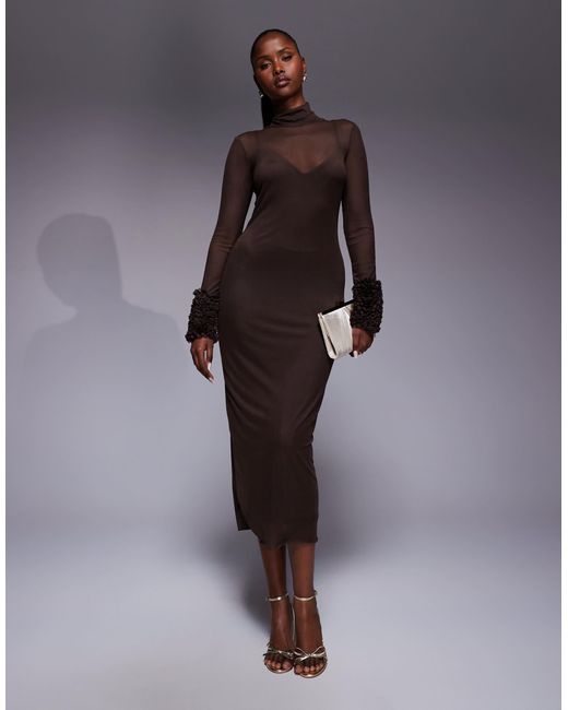 AFRM Blue – midikleid