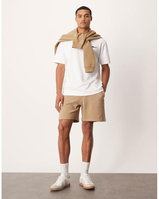 ASOS White Shorter Length Short for men