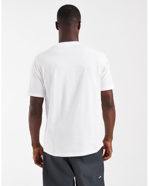 Dickies White Mapleton Small Logo T-shirt for men