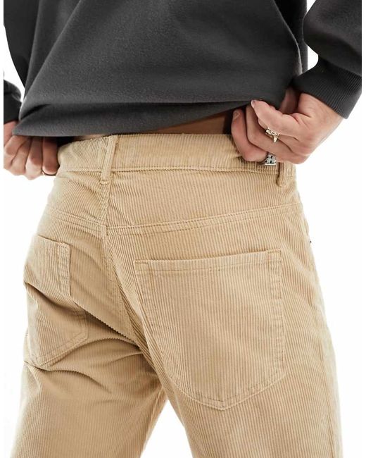 Don't Think Twice Black Dtt Tapered Fit Cord Pants for men