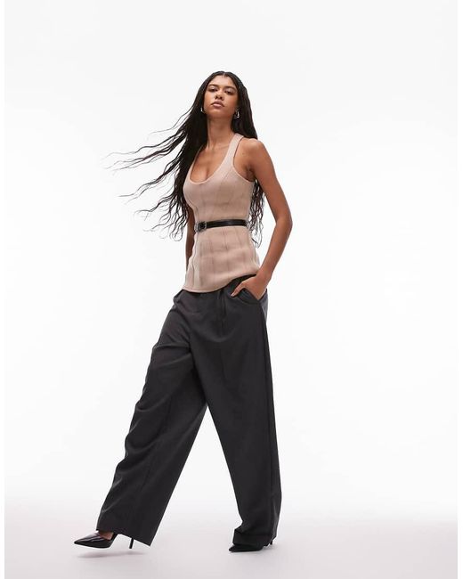 Corsetto Con Cuciture Modellanti di ASOS in Black