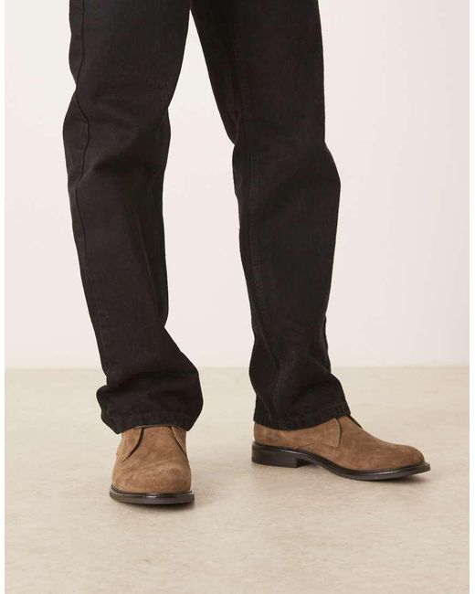 Mango Black Suede Desert Boot for men