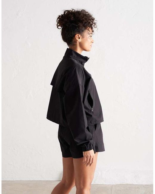 Aim'n Black Windbreaker Jacket
