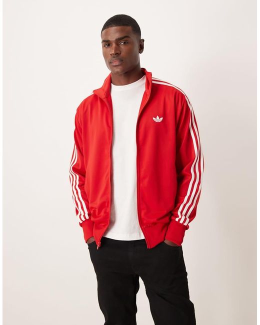 Adidas Originals Red Firebird Track Top for men