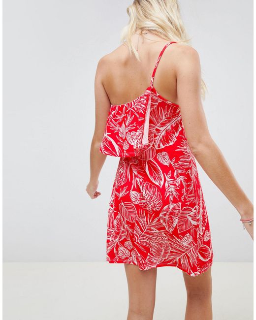 one shoulder sundress