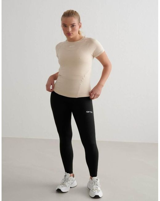 Aim'n Natural Café Au Lait Soft Basic Short Sleeve