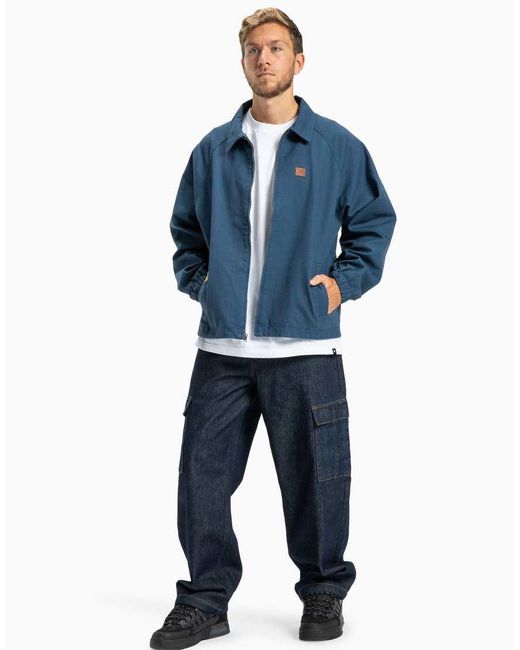 DC Shoes Blue Framed Workwear Jacket for men