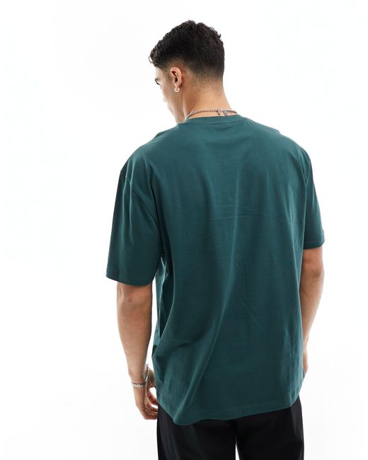ASOS Asos dark future – oversize-t-shirt in Green für Herren