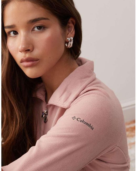 Columbia Pink Glacial Iv 1/2 Zip Fleece