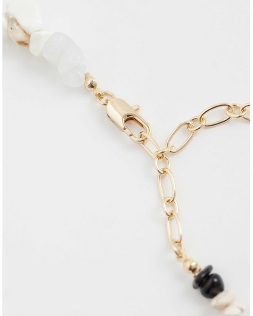 Collier orné d'éclats ASOS pour homme en coloris Blue