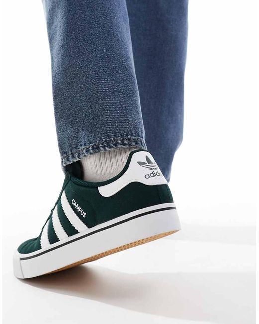 Adidas Originals Blue Campus Vulc Trainers for men