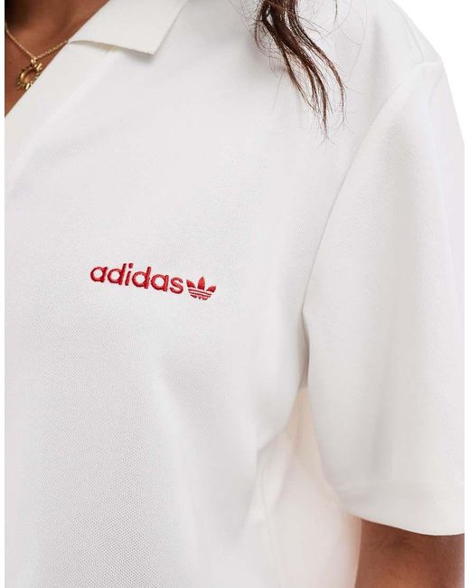 Adidas Originals White Polo