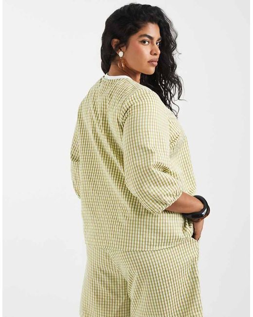Vero Moda Green Tie Front Top Co-ord
