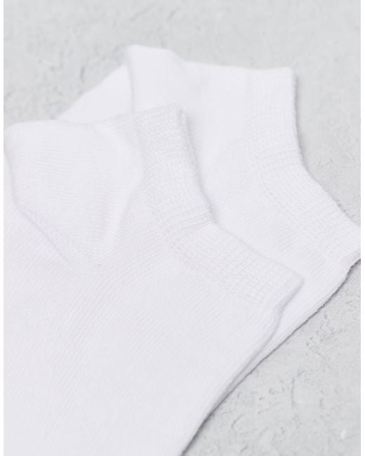 ASOS White 5 Pack Trainer Socks for men