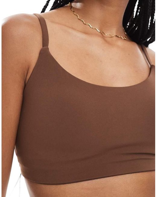 agon® White Strappy Sports Bra