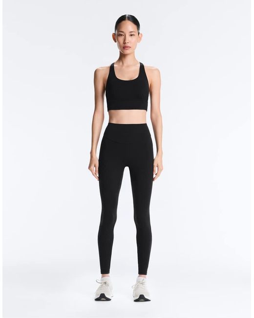 Oysho Black Comfortlux High Rise Ankle-Length Leggings