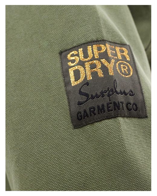 Superdry Green – verzierte military-jacke
