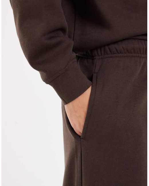 Pieces Brown Wide Leg jogger Co-ord