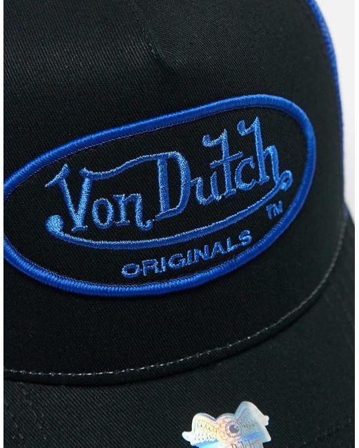 Von Dutch Blue Boston Trucker Cap