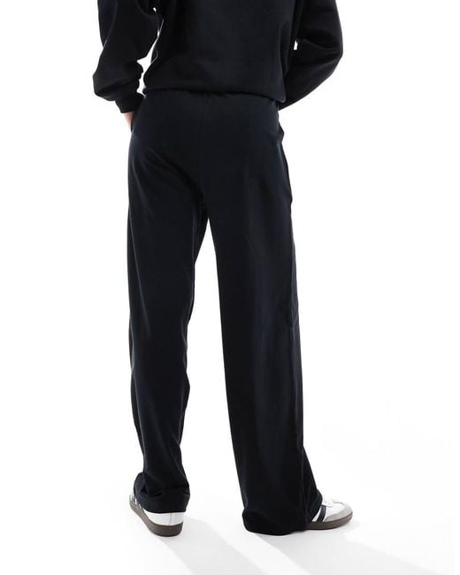 ASOS Blue Straight Leg Sweatpants