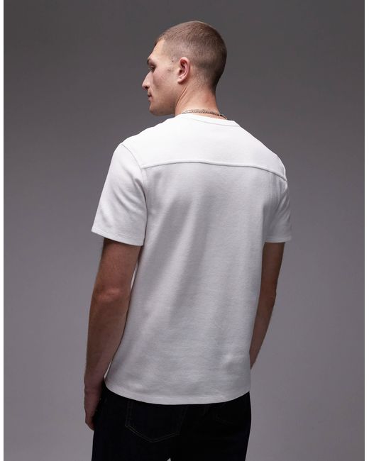 AllSaints – ellis – t-shirt in White für Herren