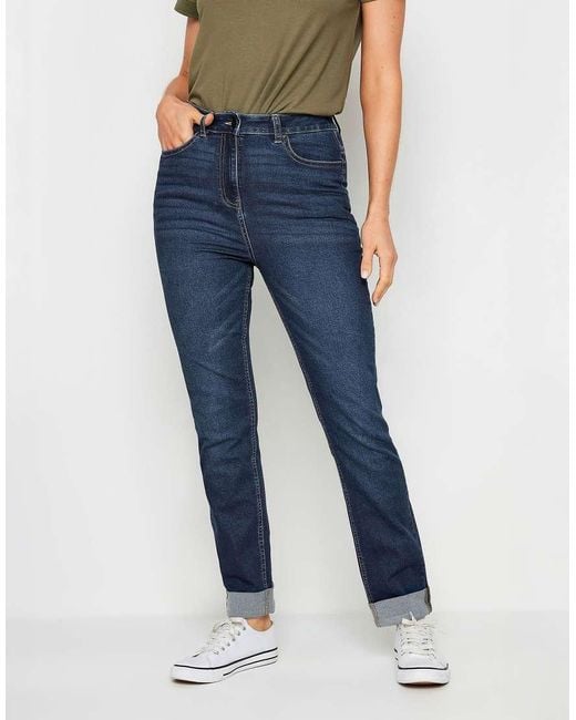 Long Tall Sally Blue Mid Wash Cigarette Jeans