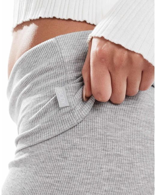 Cotton On White Cotton On Sleep Recovery Lounge Roll Waist Pants