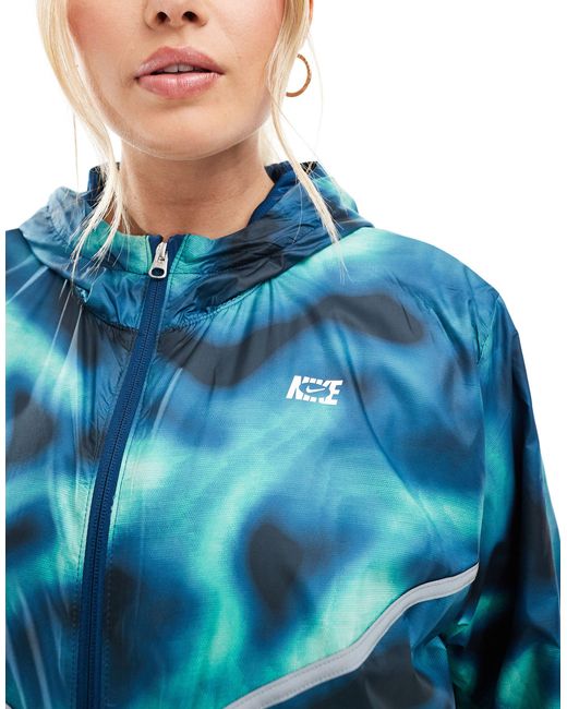 Icon clash - giacca stampata di Nike in Blue