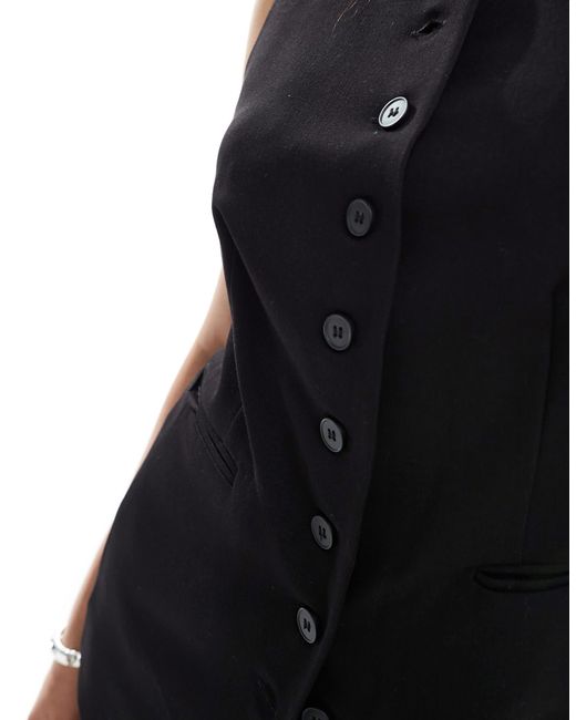 Pieces Blue – longline-weste
