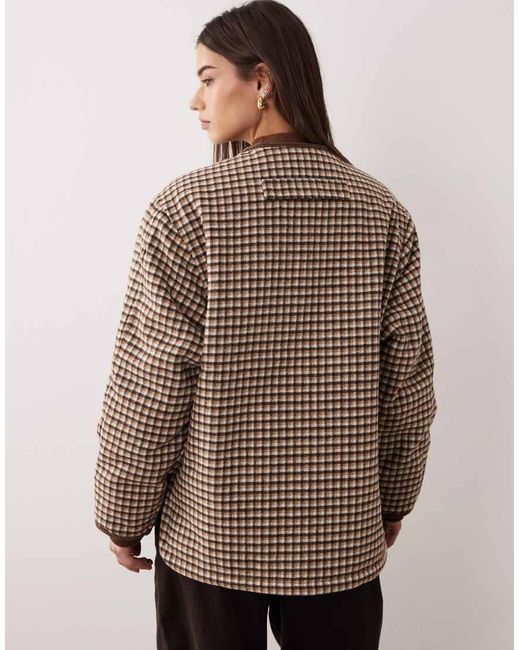 House Of Sunny Natural Retro Blanket Jacket With Detatchable Scarf