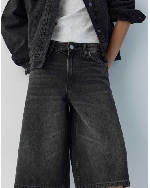 Pull&Bear Black – jorts