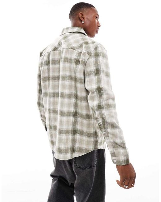 River Island Gray Overshirt for men