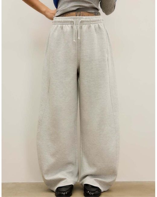 Stradivarius Blue Super Barrel Jogger Trousers